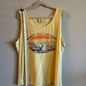 Comfort Colors Light Yellow Tank Top